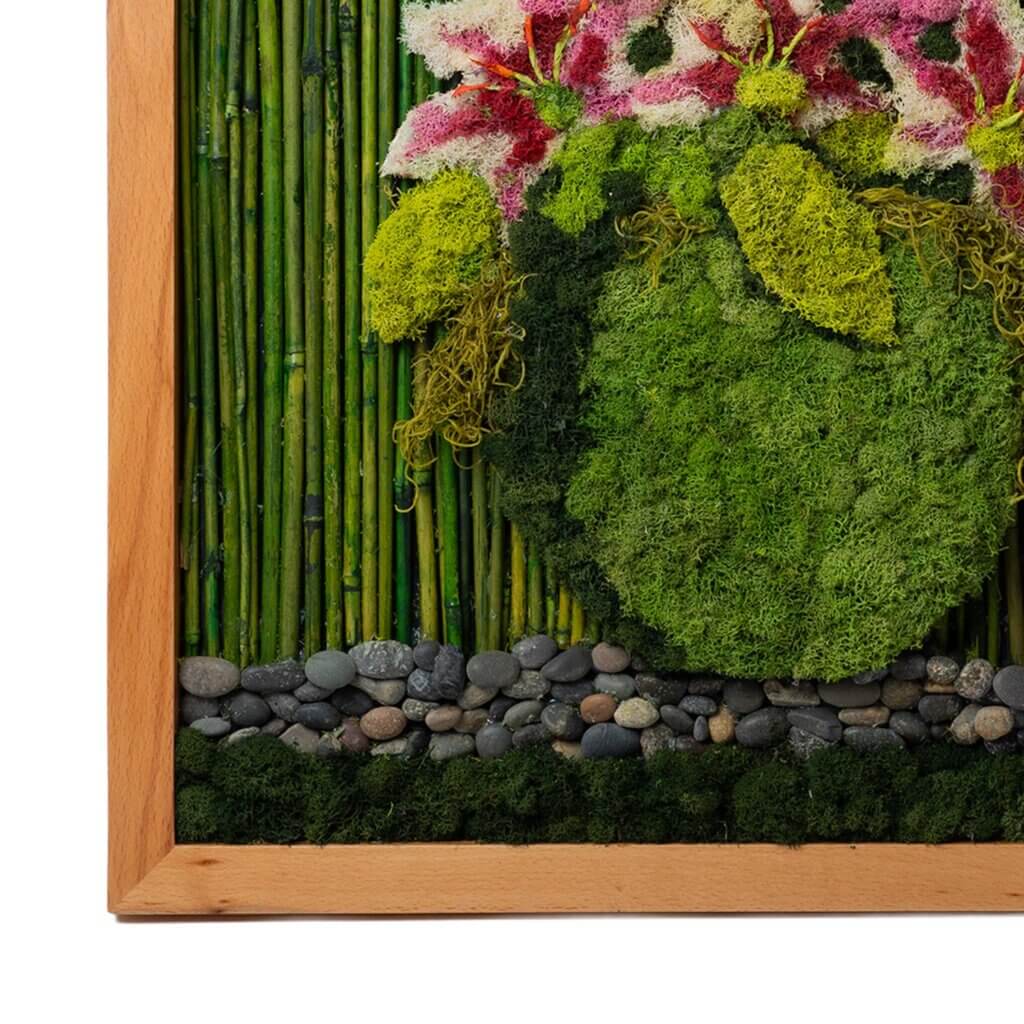 Zen Lily Haven SuperMoss Frame (24in x 24in) #4